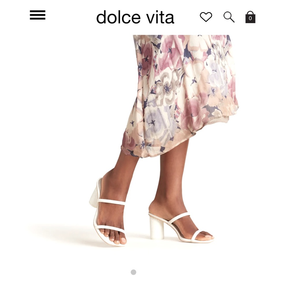 Dolce Vita - white Noles sandals